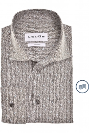 LedbOverhemdbruinMotief