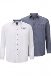 JanVanderstormOverhemddonkerblauwEffen