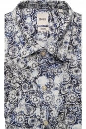 BraxLinnenOverhemddonkerblauwEffen