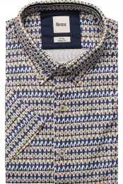BraxJerseyshirtbeigeBedrukt