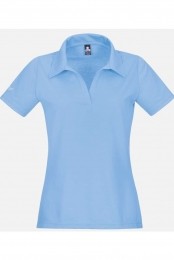 TRIGEMADamesPoloshirtlichtblauwEffen