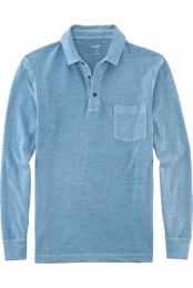 OLYMPCasualPoloshirtrookblauwEffen