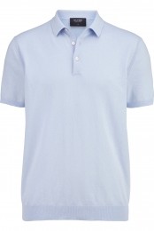 OLYMPSIGNATURESoftBusinessPoloshirtKortemouwblauw