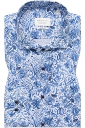 ETERNAOverhemddonkerblauwBedrukt