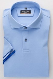 ETERNAPoloshirtKortemouwmiddenblauw