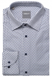 faktsLeisureOverhemdblauwMotief