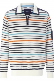 BABISTASweatshirtritssluitingwitGestreept