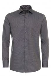 CasaModaOverhemdbruinFaux-uni