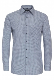 CasaModaOverhemdblauwBedrukt