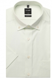 OLYMPLuxorOverhemdKortemouwlimegroen