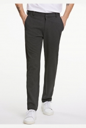 LindberghLinnenbroekdonkergrijsMelange