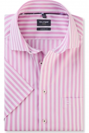 OLYMPLuxorOverhemdKortemouwroze