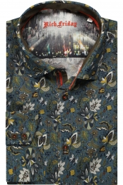 RichFridaybyJupiterOverhemdgroenMotief