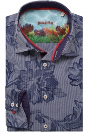 RichFridaybyJupiterOverhemdblauwMotief