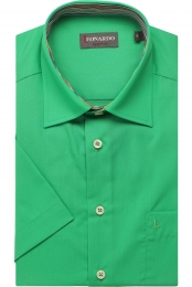 LeonardobyJupiterOverhemdKortemouwgroen