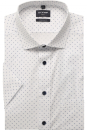 OLYMPLuxorOverhemdKortemouwwit