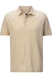 BABISTAPoloshirtKortemouwbeige