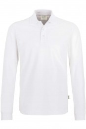 HAKRO820PoloshirtlangemouwwitEffen