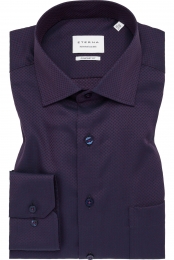 ETERNAOverhemddonkerroodGestructureerd