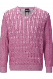 BABISTATruiV-halsrozeBreipatroon