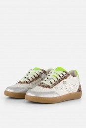 VinginoAnimalSneakerszilverLeer
