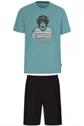 TRIGEMApyjamaturquoiseBedrukt