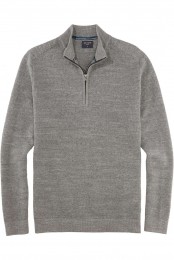 OLYMPCasualGebreidetruiStaandekraagsteenEffen