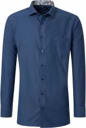 CasaModaOverhemdblauwFaux-uni