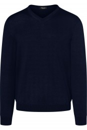 MAERZSuperwashTruiV-halsdonkerblauwEffen