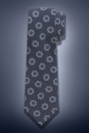 OLYMPSIGNATUREStropdasnachtblauwBloemen