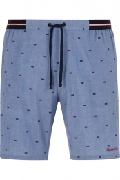 CharlesColbyBermudalichtblauwBedrukt