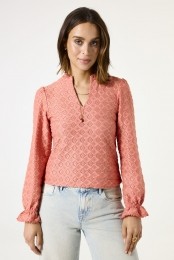 Lichtoranjeblouse