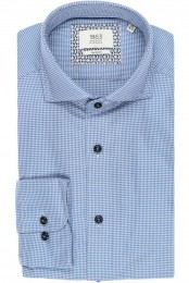 ETERNA1863OverhemdblauwRuit