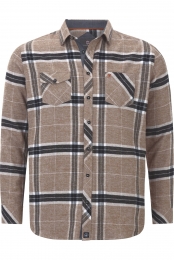 JanVanderstormFlanellenOverhemdbruinRuit