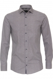 VentiOverhemdbruinBedrukt