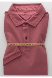 ETERNAPoloshirtKortemouwrood