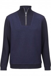 OLYMPCasualHalf-ZipSweatermarineEffen