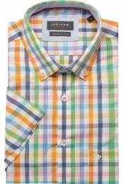 JupiterNoblesseOverhemdKortemouwveelkleurig