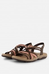 SkechersReggaeSlimSandalenbruinTextiel