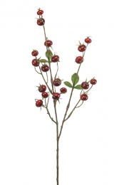 Rosehipsprayred78cmkunstplantEmerald-Emerald