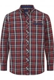 JanVanderstormOverhemddonkerroodRuit