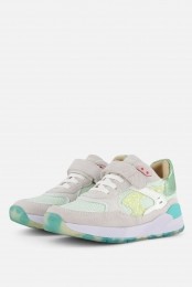 ShoesmeTrainerSneakersgroenLeer