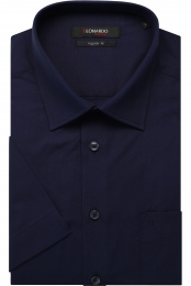 LeonardobyJupiterOverhemdKortemouwmarine