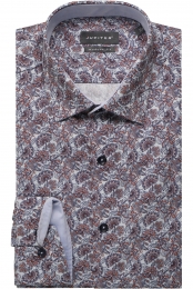 JupiterOverhemdmiddenblauwMotief