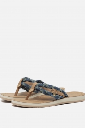 TamarisDenimSlippersblauwTextiel
