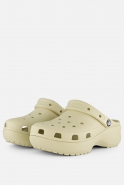 CrocsClassicPlatformClogWSlippersbeige