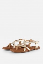 OhMySandalsSandalengoudLeer
