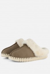 IlseJacobsenPantoffelstaupeSuede