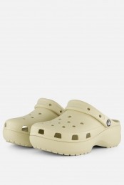 CrocsClassicPlatformClogWSlippersbeige