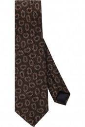 OLYMPSIGNATUREStropdasbruinMotief